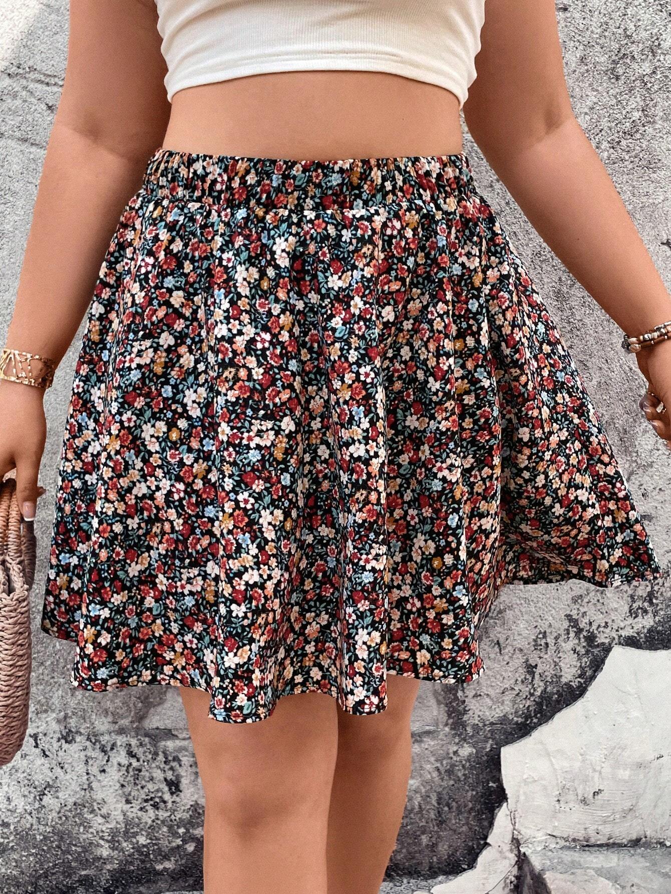 SHEIN Frenchy Waist Skirt