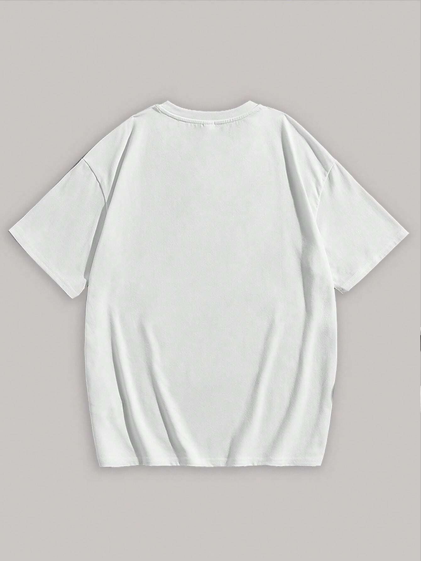 SHEIN EZwear California Graphic Oversized Tee