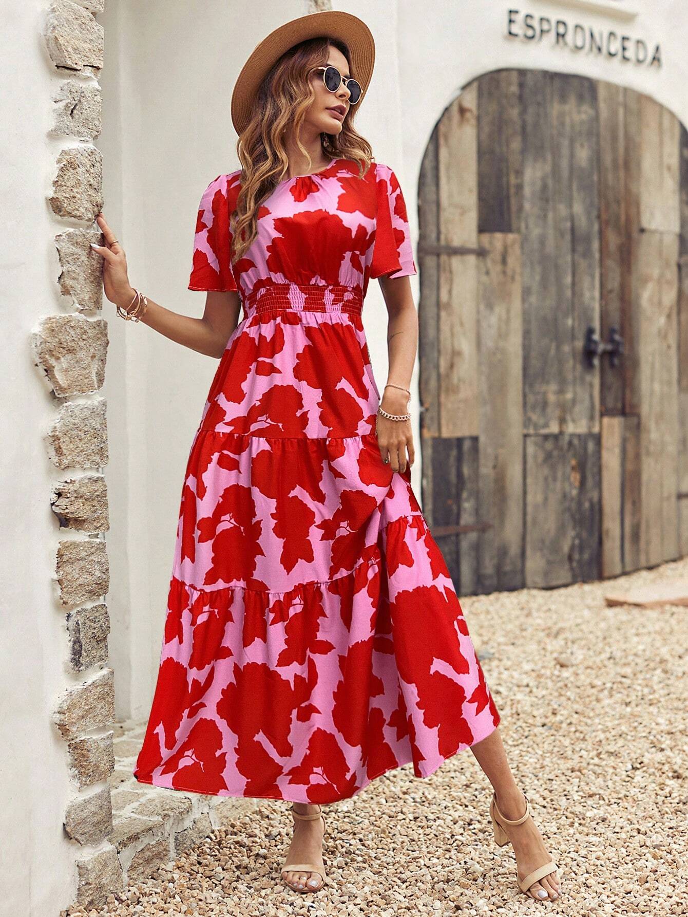 Shein Elegant Summer Maxi Dress
