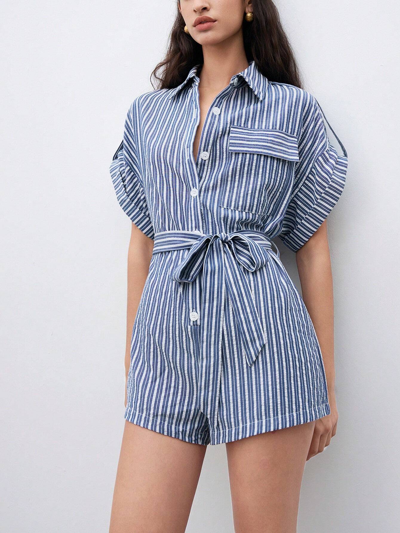 Shein Striped Jumpsuit – Spring/Summer