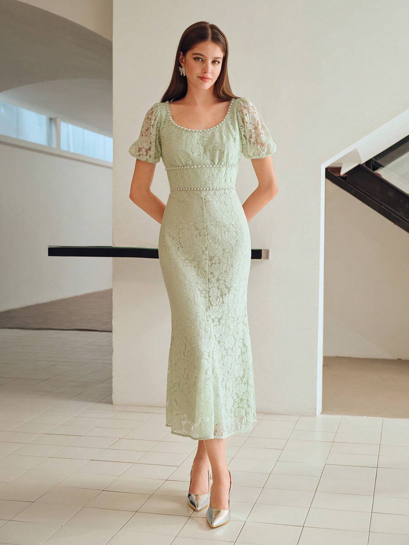Shein Lace Mermaid Dress – MOTF Studio