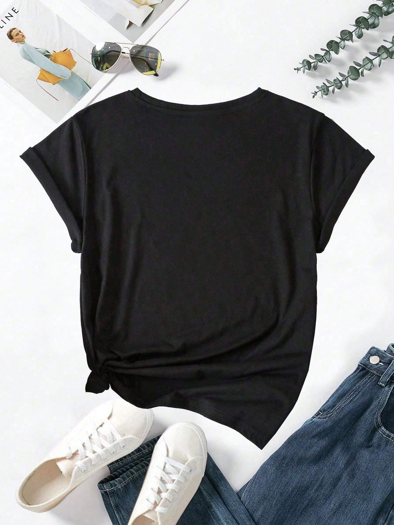 SHEIN Vintage Santa Graphic Tee