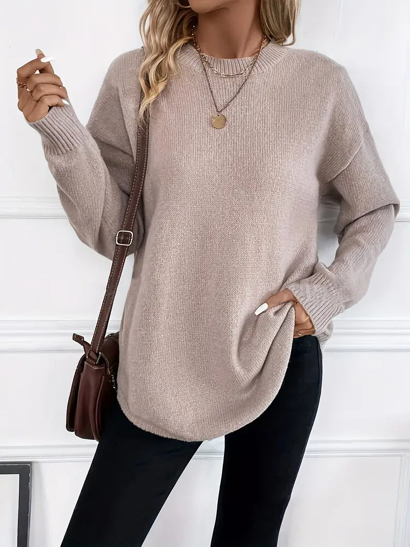 SHEIN LUNE Long Knit Sweater
