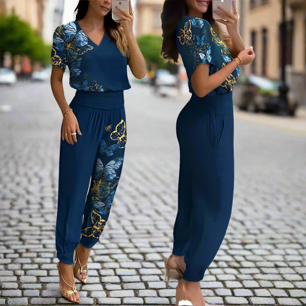 Women's Summer Shirt And Pants Set