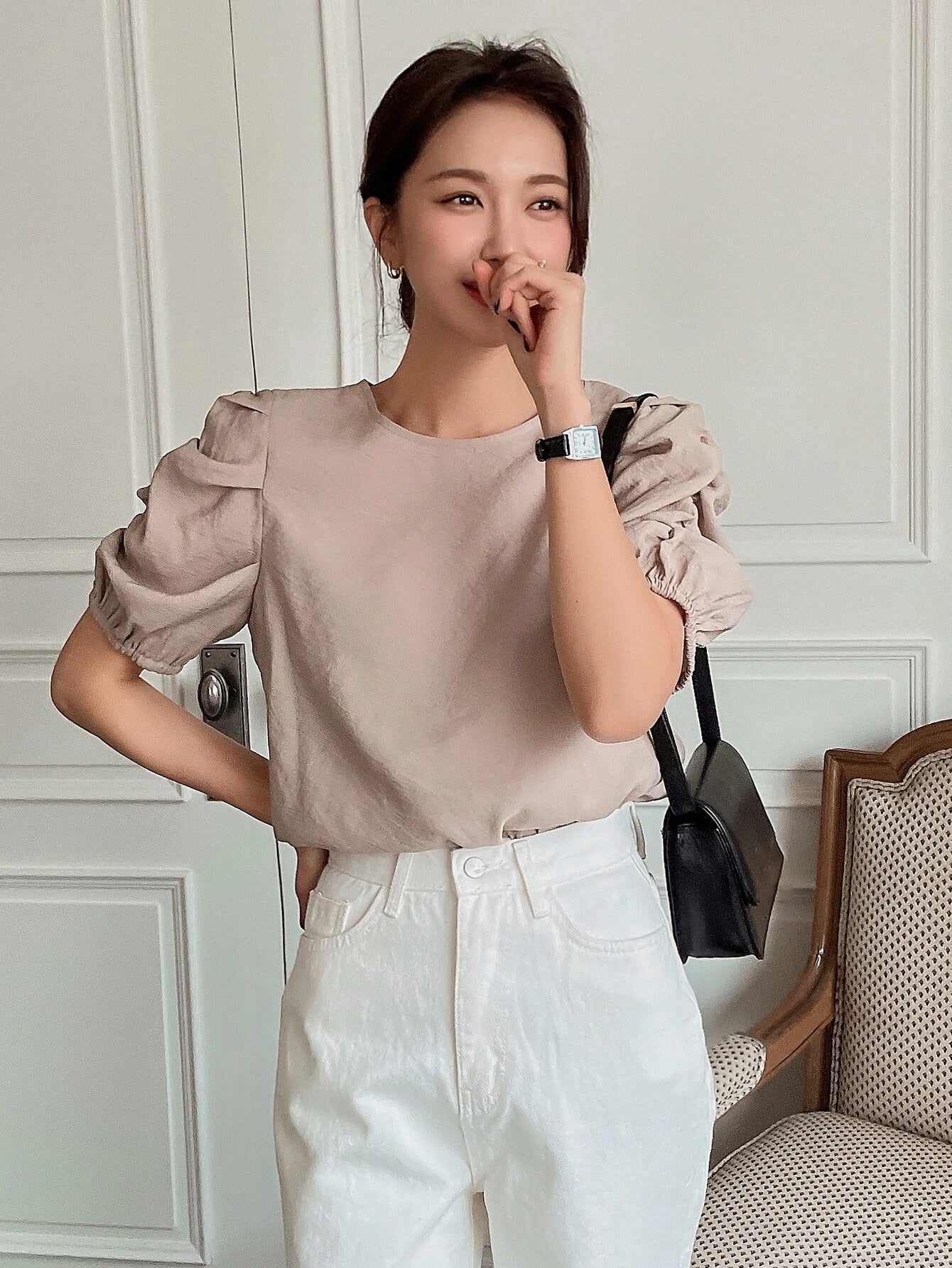 DAZY Solid Blouse