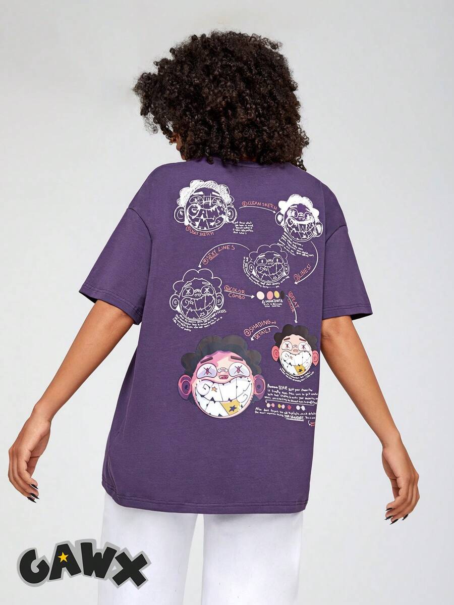 GAWX Artist Slogan & Shoulder Tee, Festival
