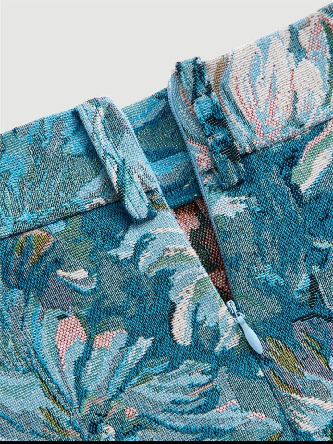 SHEIN MOD Floral Print Belted Skirt - ZEBrand