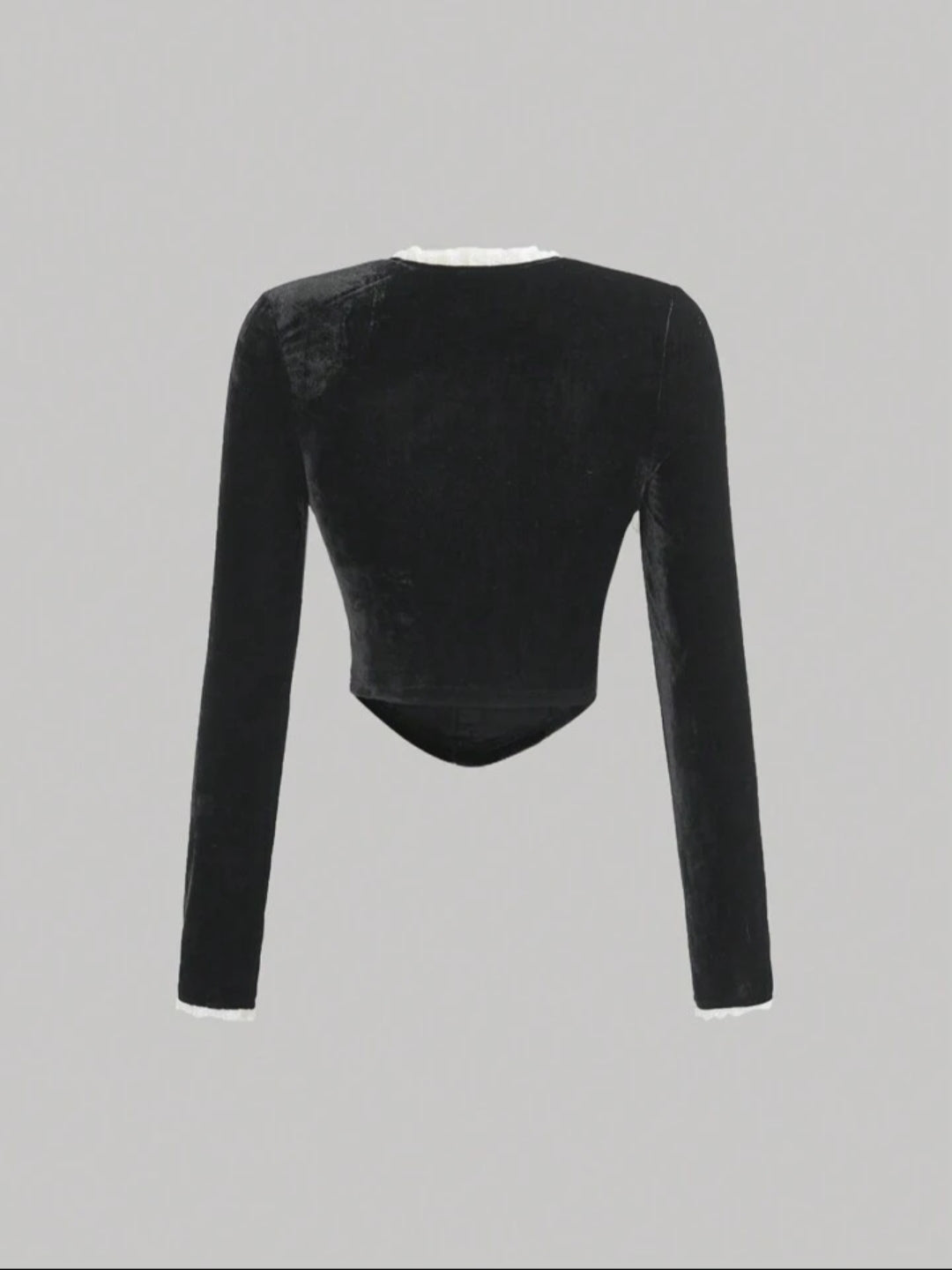 SHEIN MOD Women's Color Block Button Front Cropped T-shirt - ZEBrand