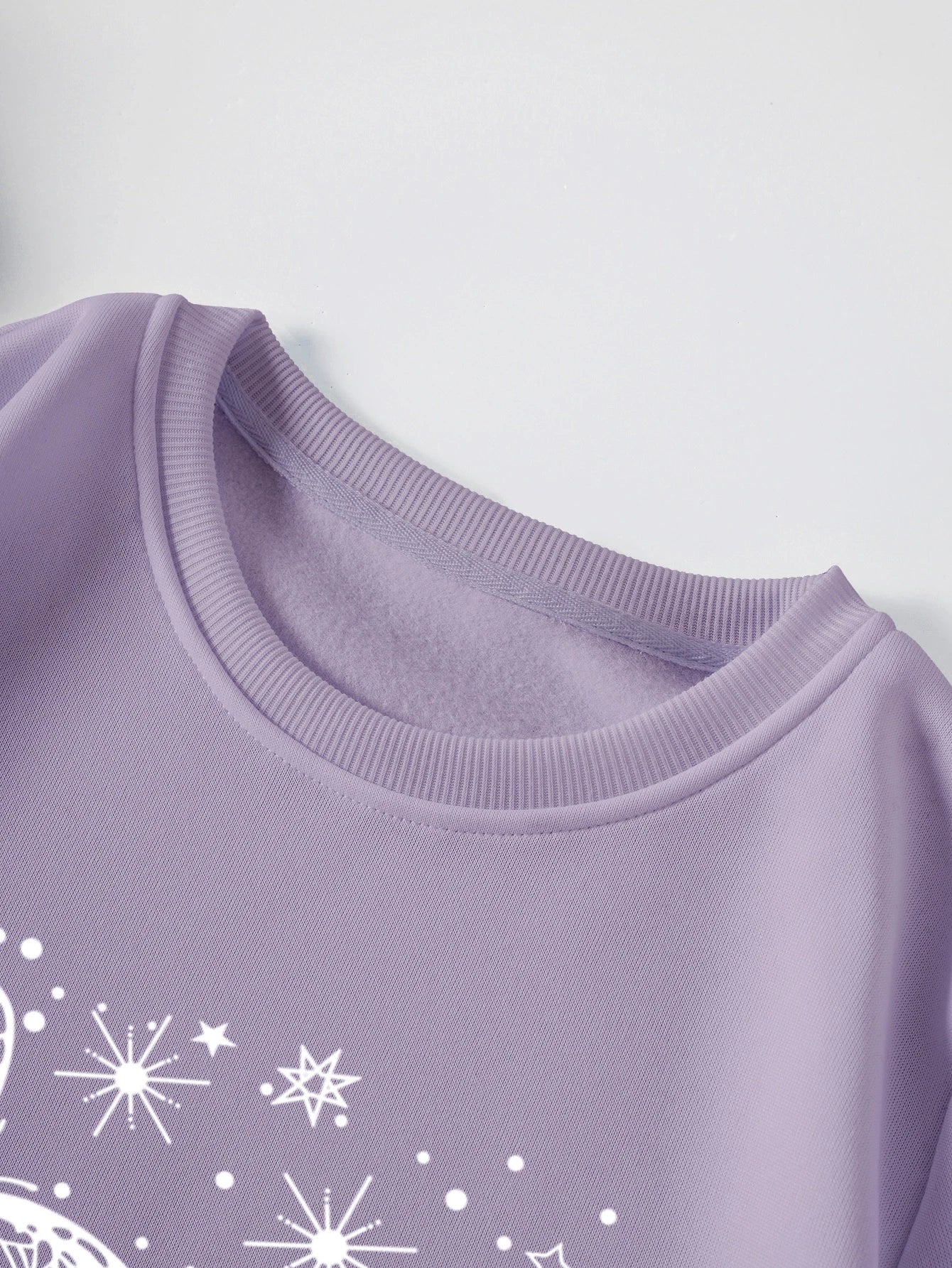 INAWLY Butterfly & Galaxy Thermal Sweatshirt