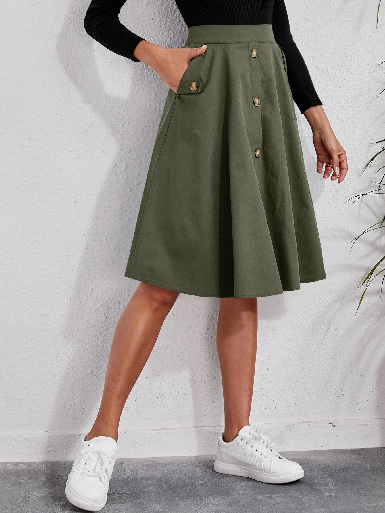 SHEIN Clasi Skirt