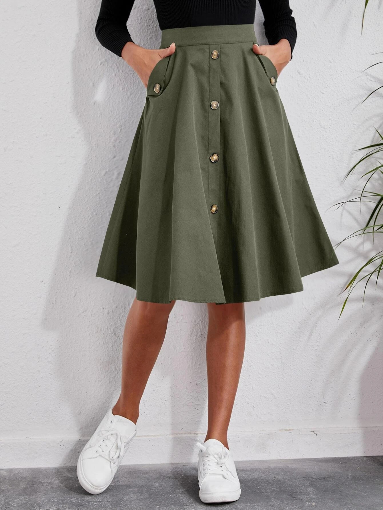 SHEIN Clasi Skirt