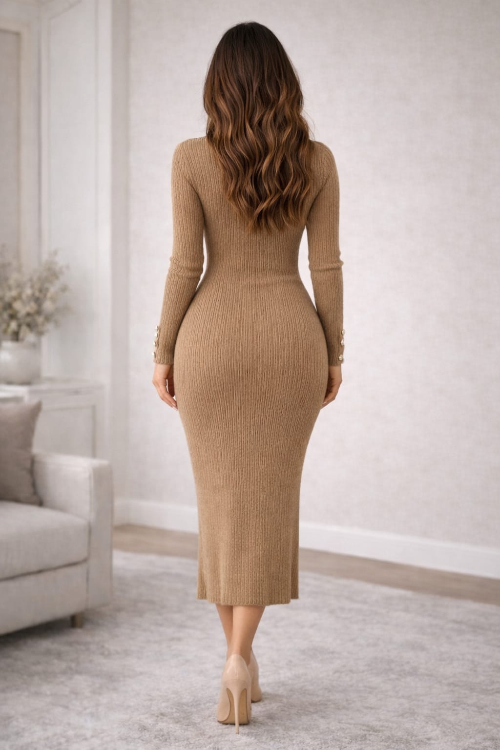 Turkish One-Size Stretch Maxi Dress