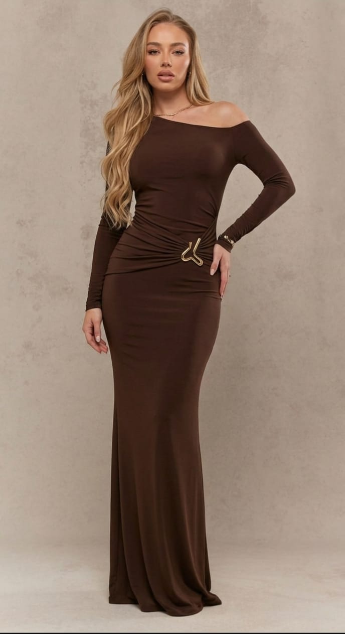 THE PRESTIGE LYCRA EVENING GOWN