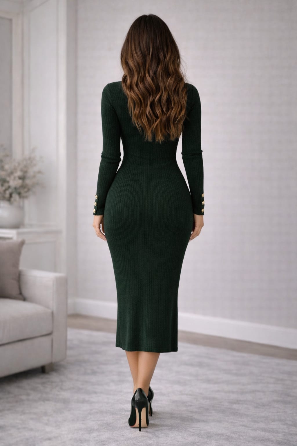 Turkish One-Size Stretch Maxi Dress