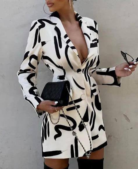 Women's Chic Blazer Dress