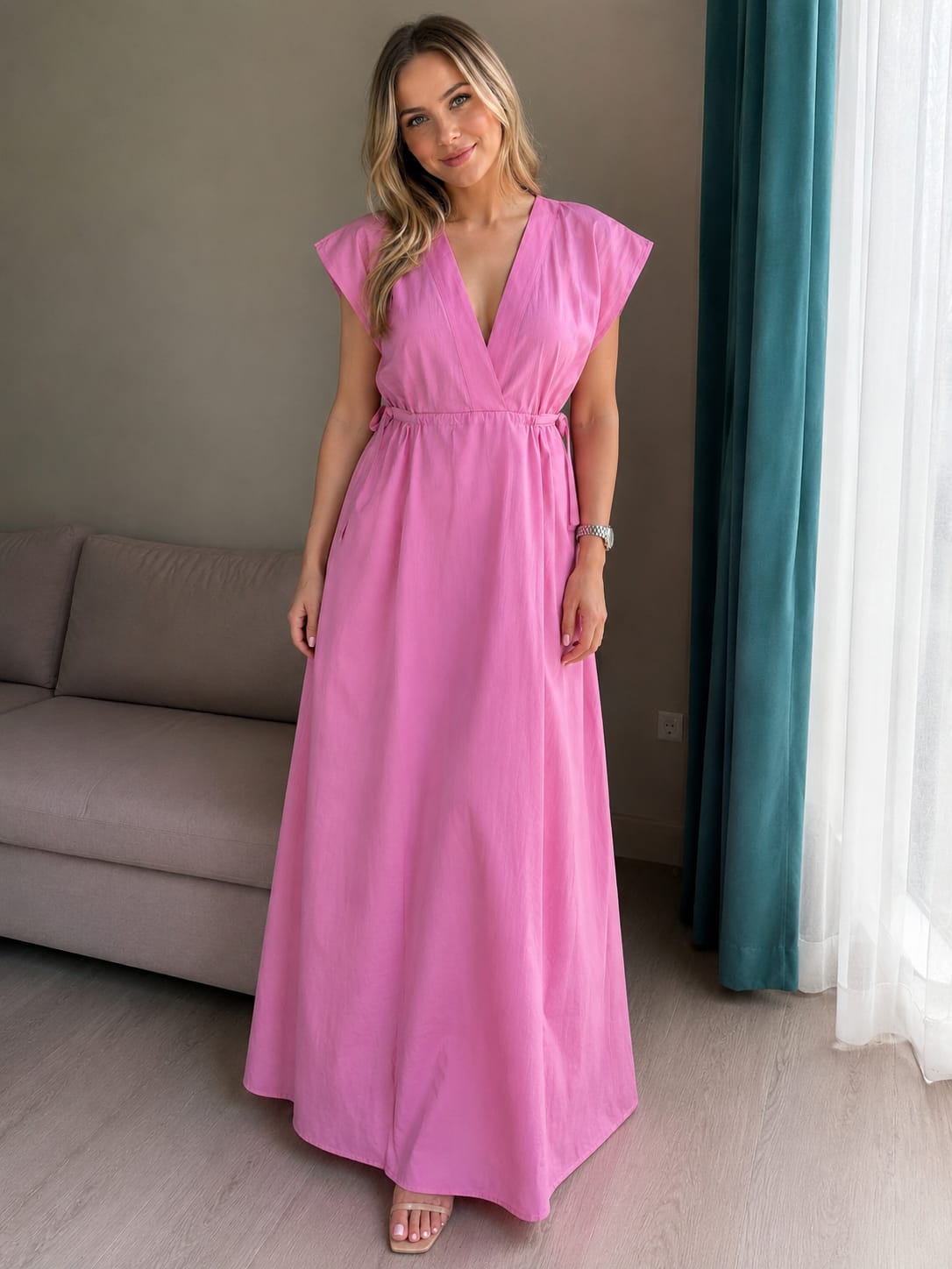 THE BLUSH COASTAL MAXI DRESS