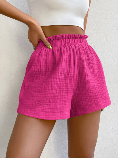 SHEIN Paperbag Waist Shorts
