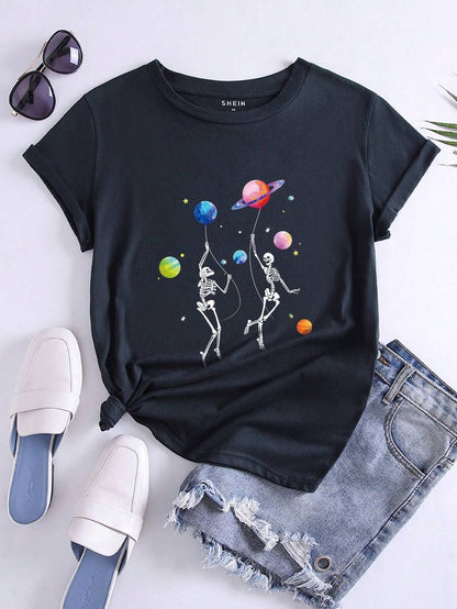 SHEIN LUNE Print Tee