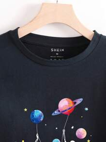 SHEIN LUNE Print Tee