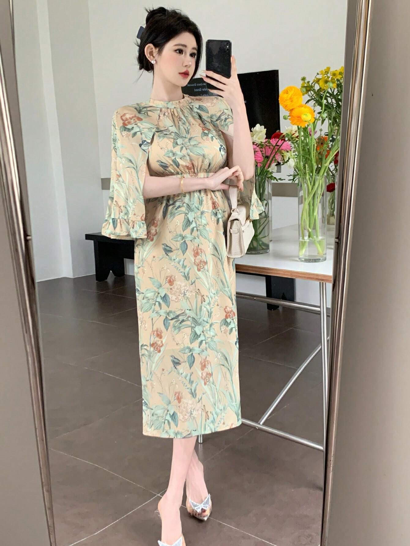 Shein Hooded Cape Dress – Summer Style