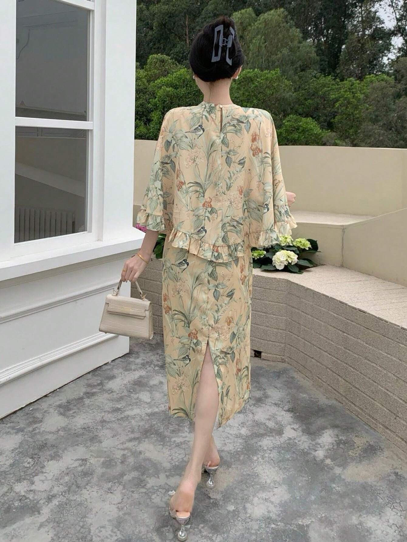 Shein Hooded Cape Dress – Summer Style
