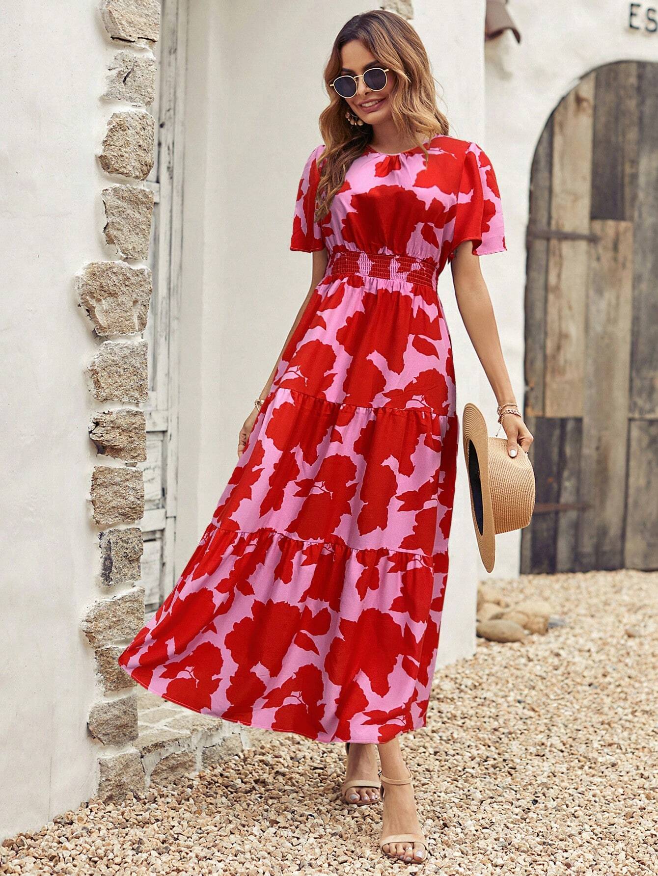 Shein Elegant Summer Maxi Dress