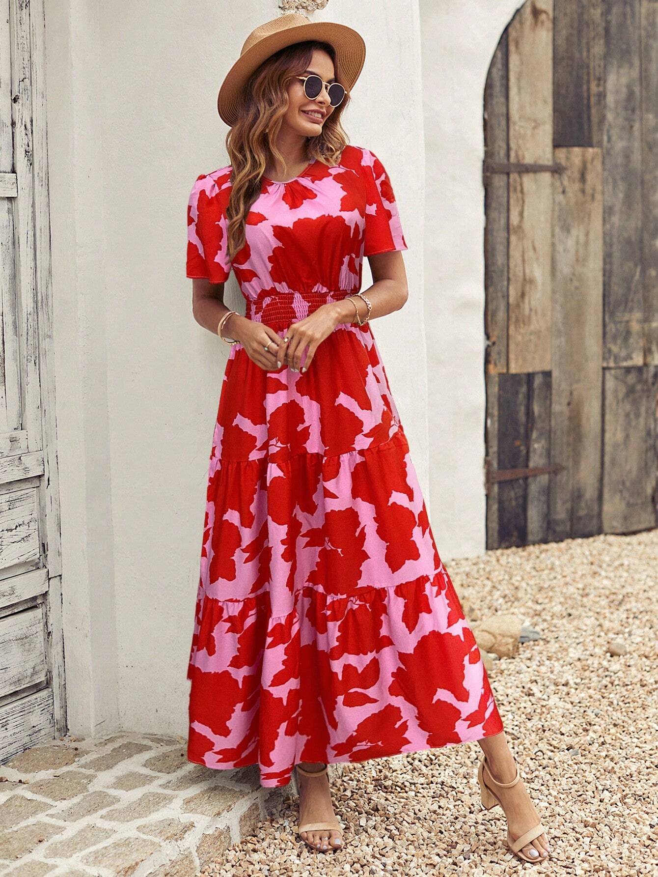 Shein Elegant Summer Maxi Dress