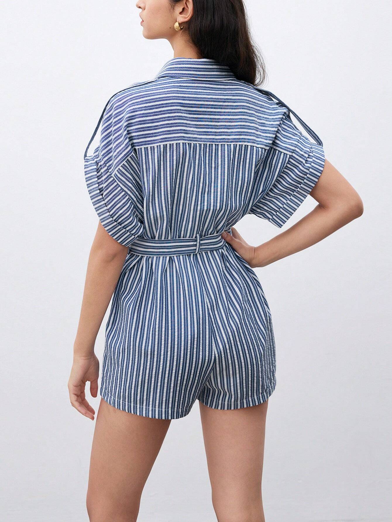 Shein Striped Jumpsuit – Spring/Summer