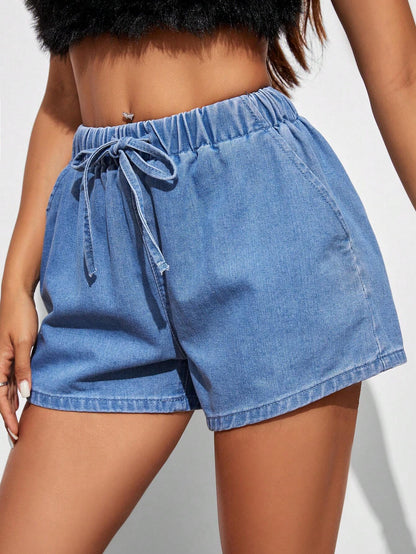 SHEIN Casual Denim Shorts
