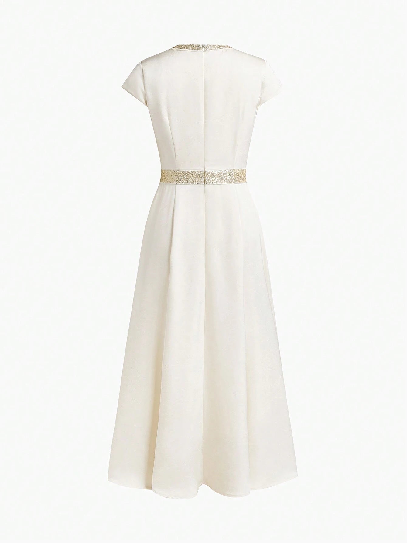 MOTF PREMIUM PEARL SEQUIN A-LINE DRESS
