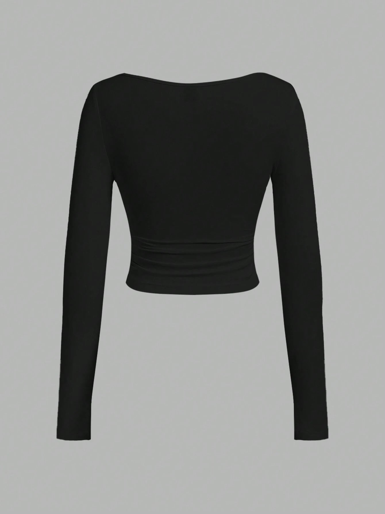 SHEIN EZwear Square Neck Slim Top