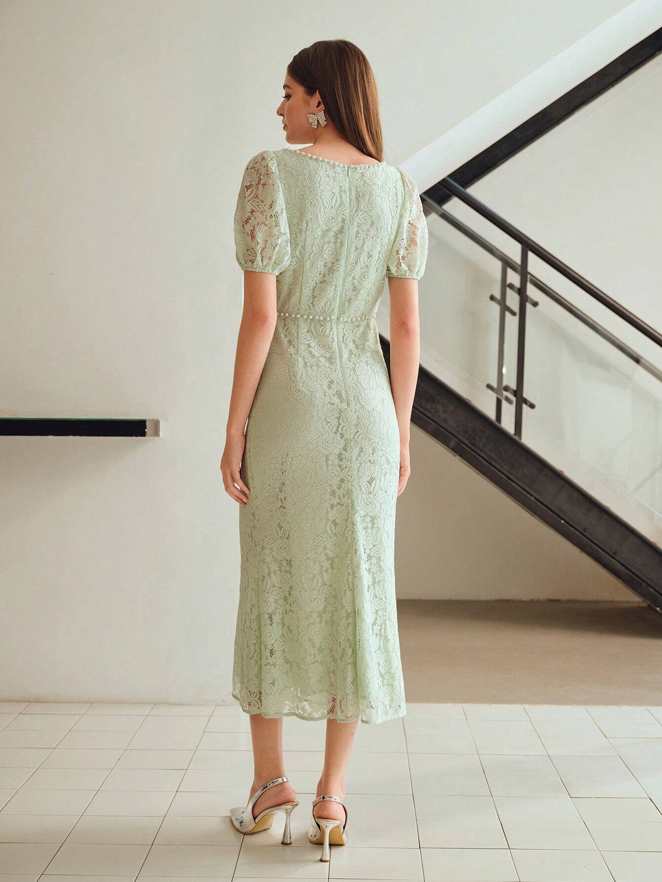 Shein Lace Mermaid Dress – MOTF Studio