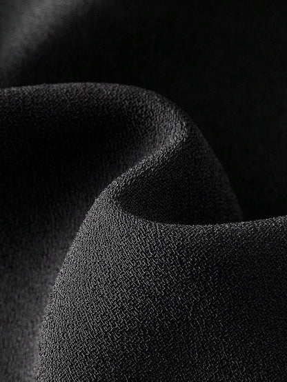 MOTF - Contrast Binding Zipper Back Premium Dress