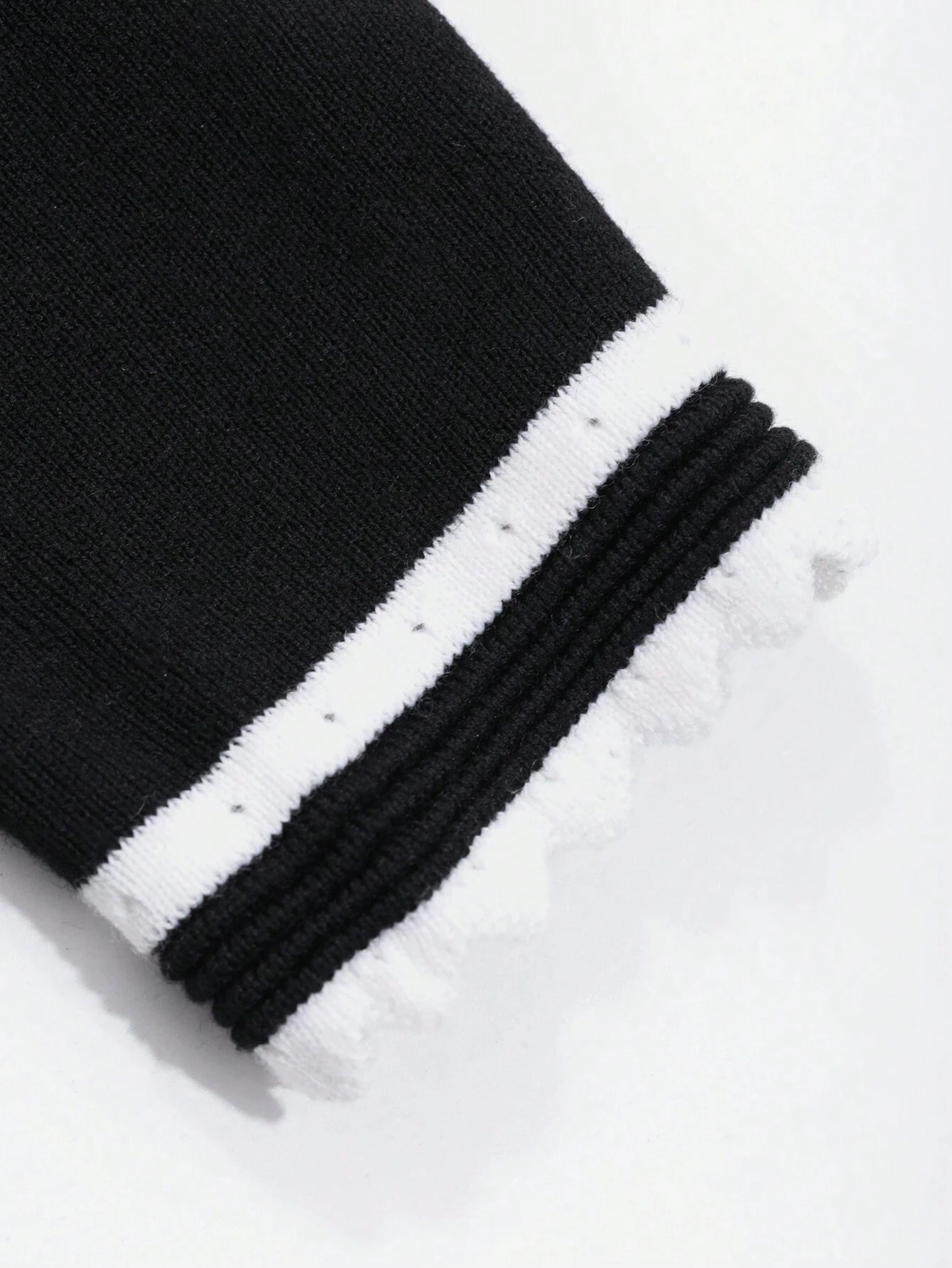 DAZY Colorblock Button Half-Placket Knit Sweater Dress