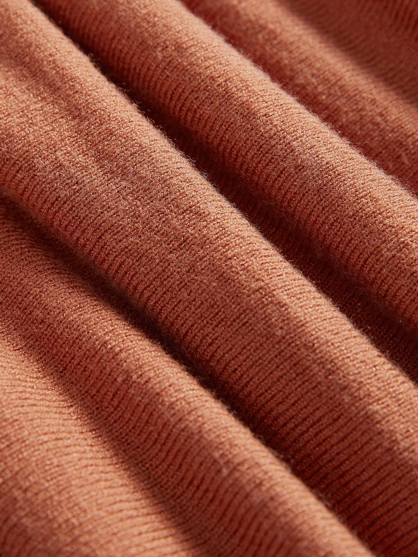 Anewsta Ruched Minimalist Knit Sweater Dress