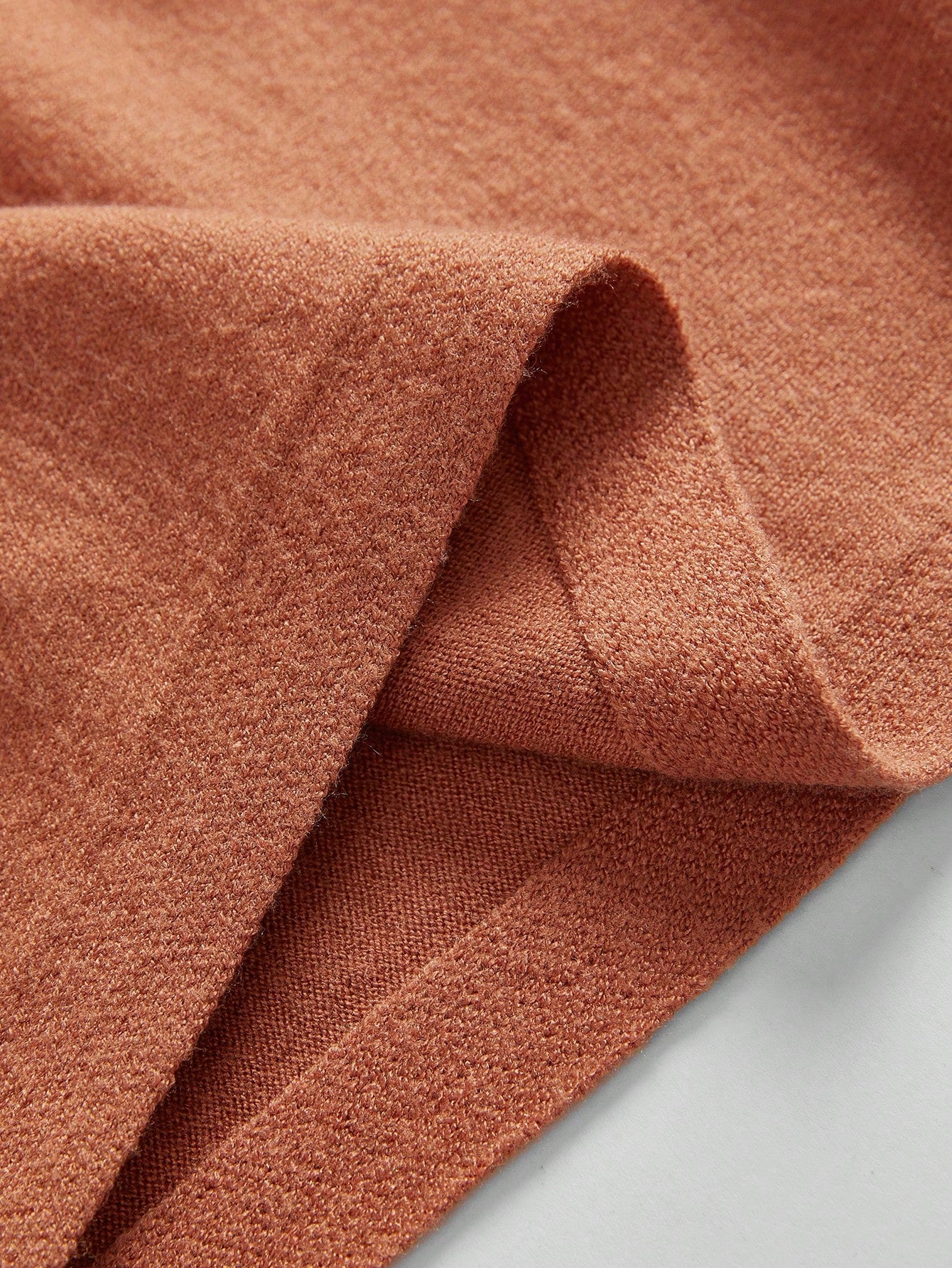 Anewsta Ruched Minimalist Knit Sweater Dress