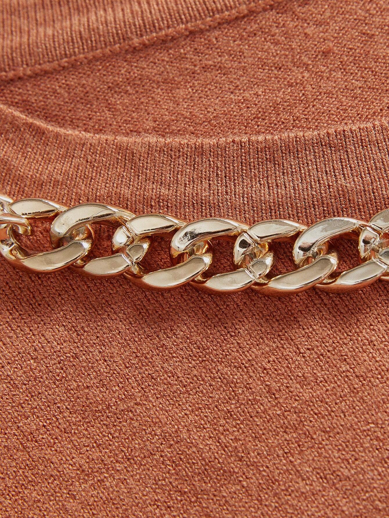 Anewsta Ruched Minimalist Knit Sweater Dress