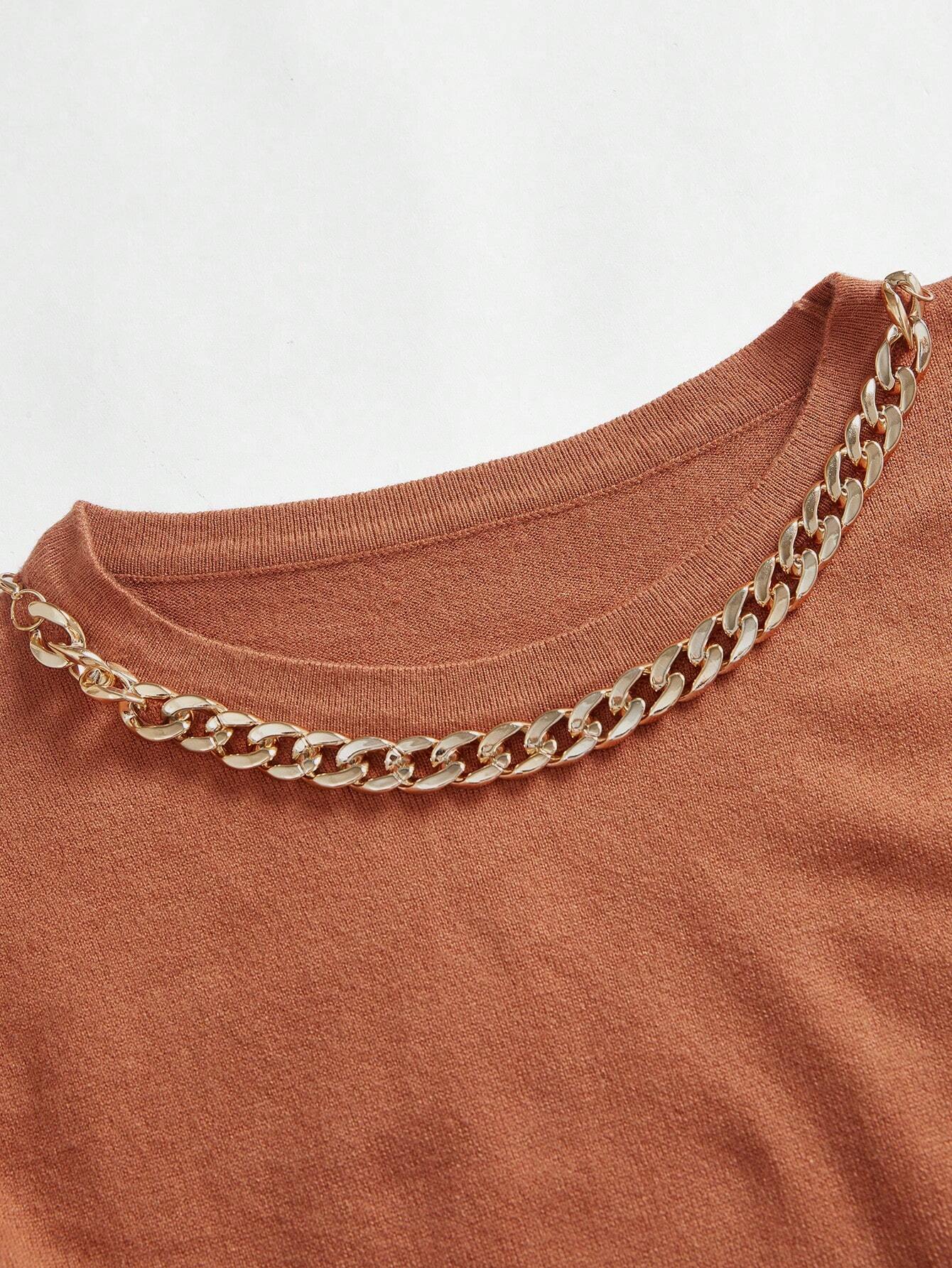 Anewsta Ruched Minimalist Knit Sweater Dress