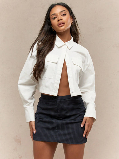 Shein Striped Mini Skirt