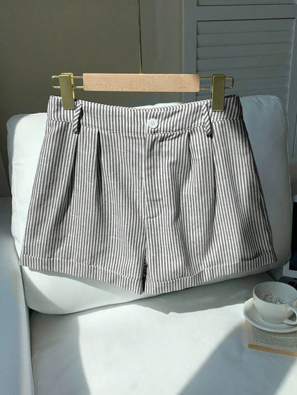 Shein Striped Casual Shorts
