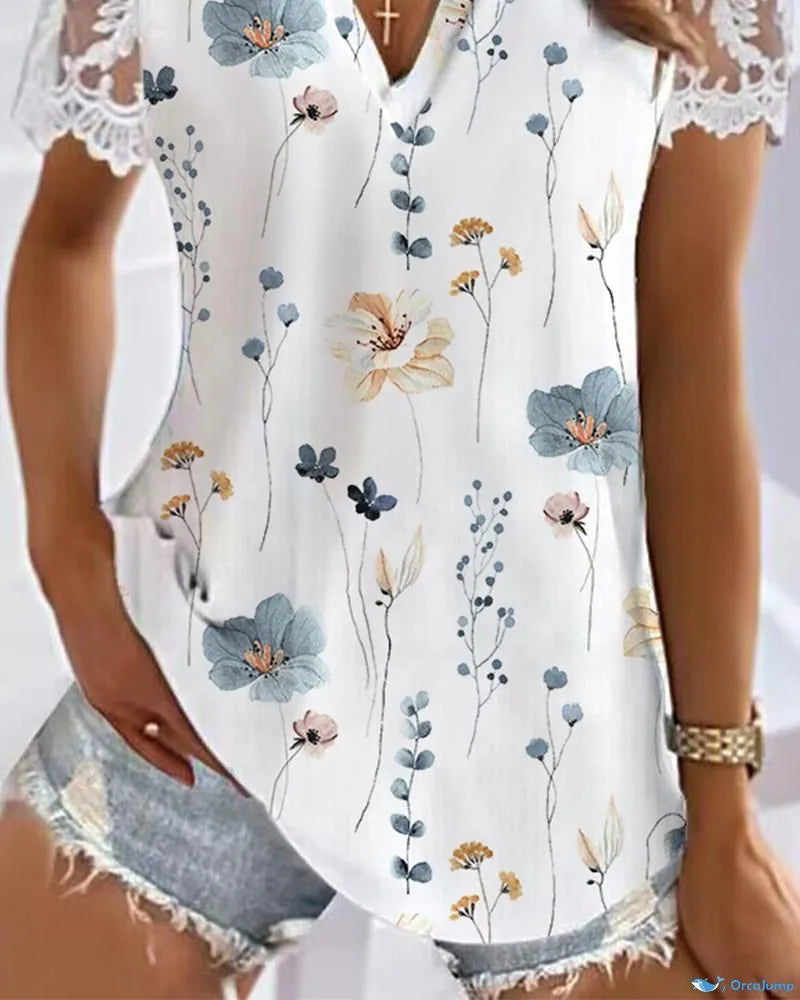 CHICME Elegant split sleeve blouse