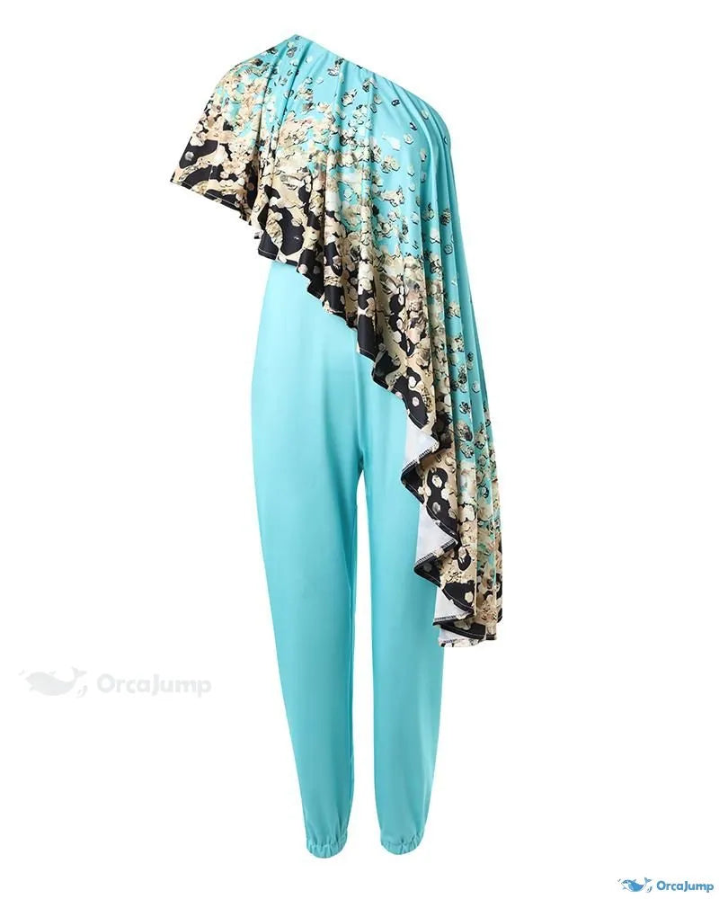 CHICME Jumpsuit with Striking Contrast
