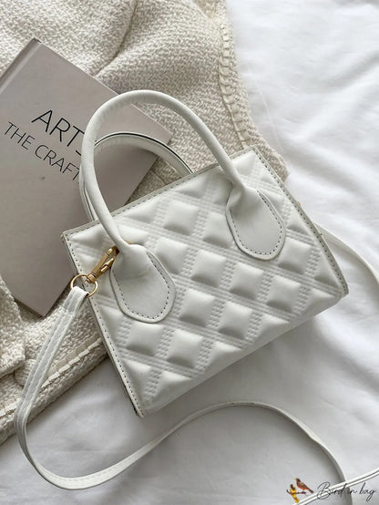Sleek Quilted Square Bag
