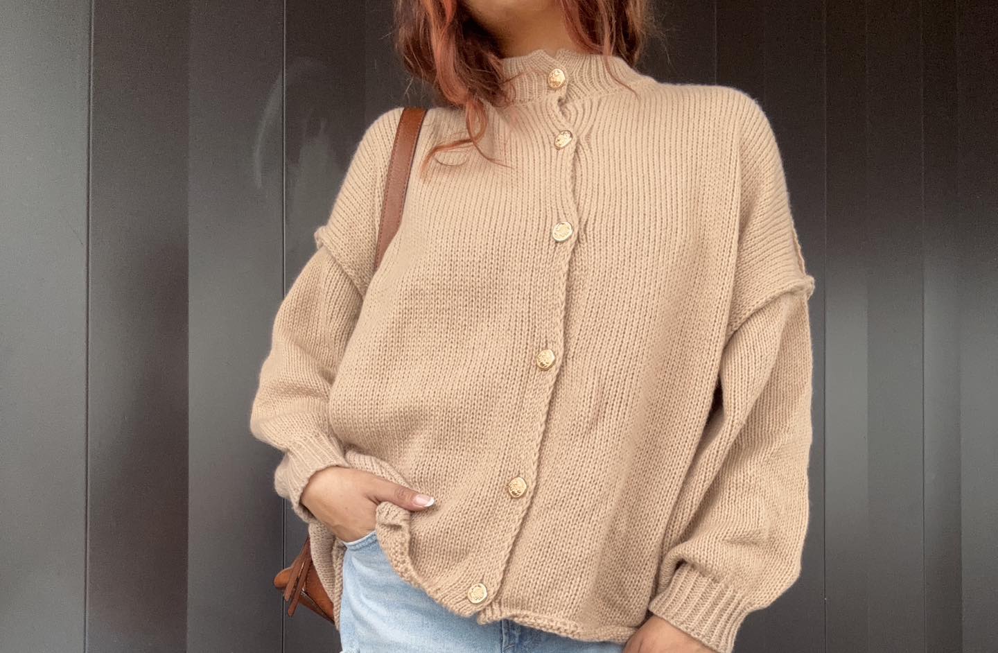 SHEIN-inspired Oversized Soft Knit Cardigan