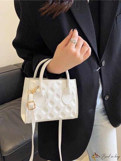 Sleek Quilted Square Bag