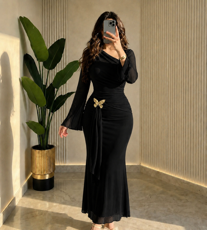 THE NOIR BUTTERFLY GOWN
