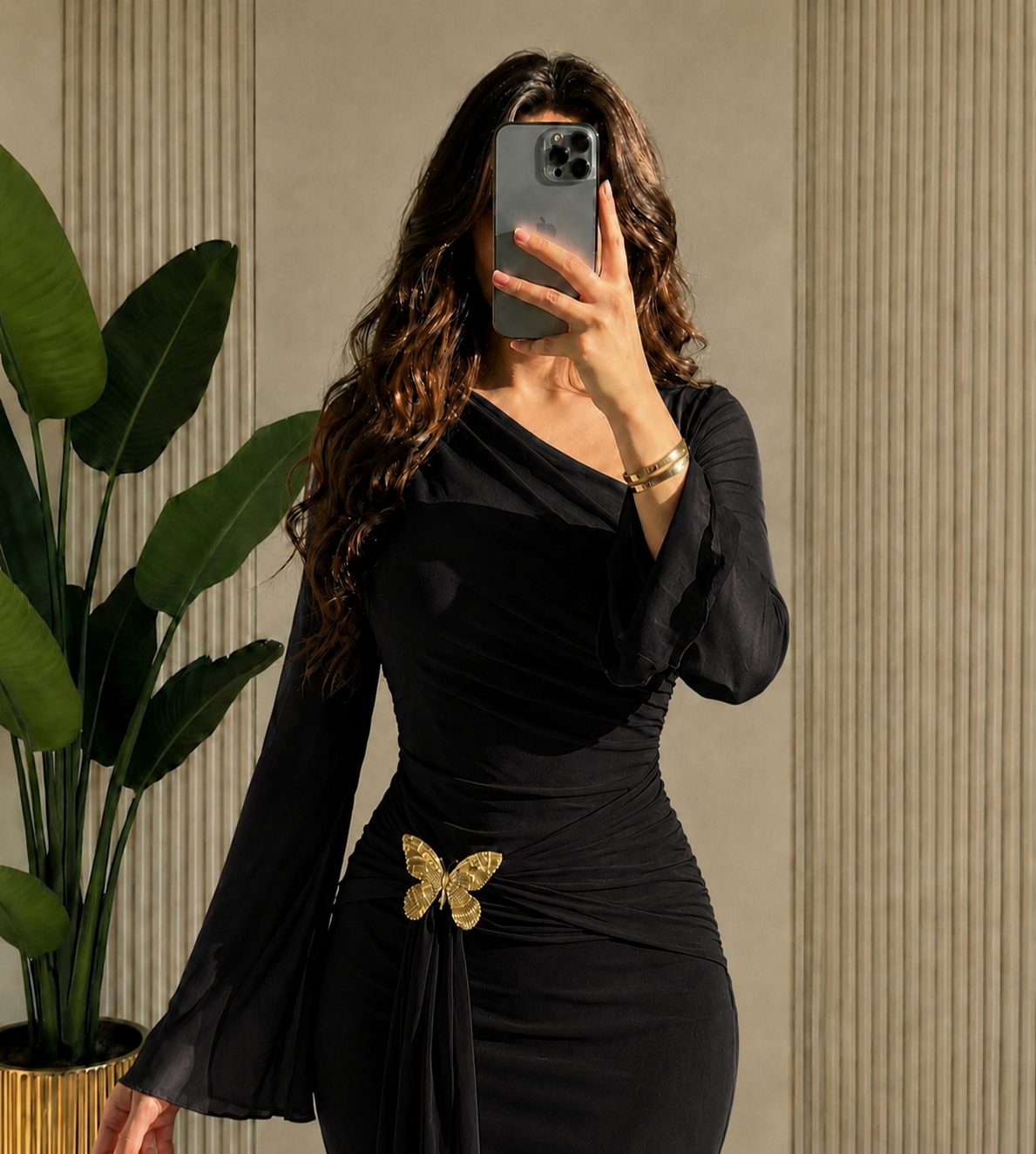 THE NOIR BUTTERFLY GOWN