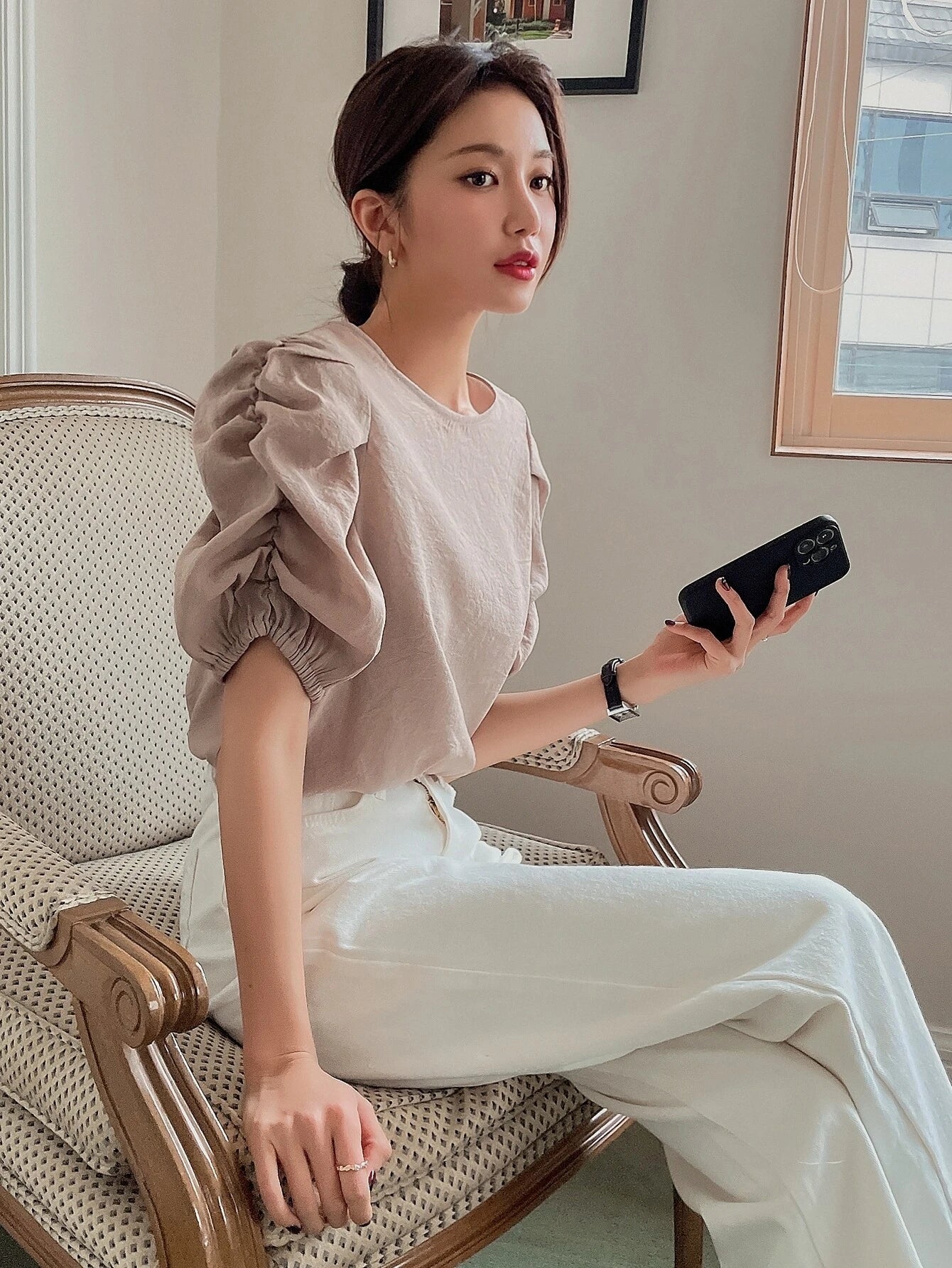 DAZY Solid  Blouse