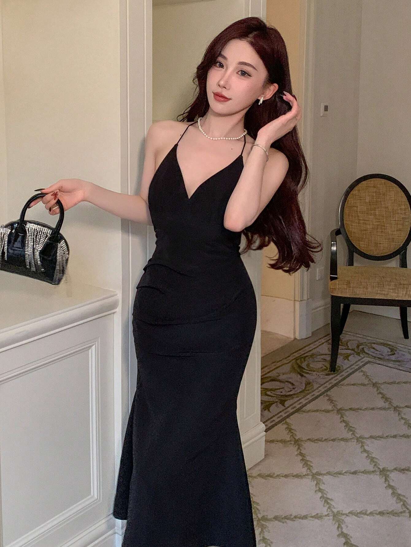 SHEIN DAZY MERMAID HEM FORMAL DRESS