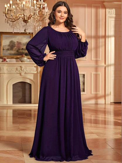 EVER-PRETTY PLUM ELEGANT GOWN